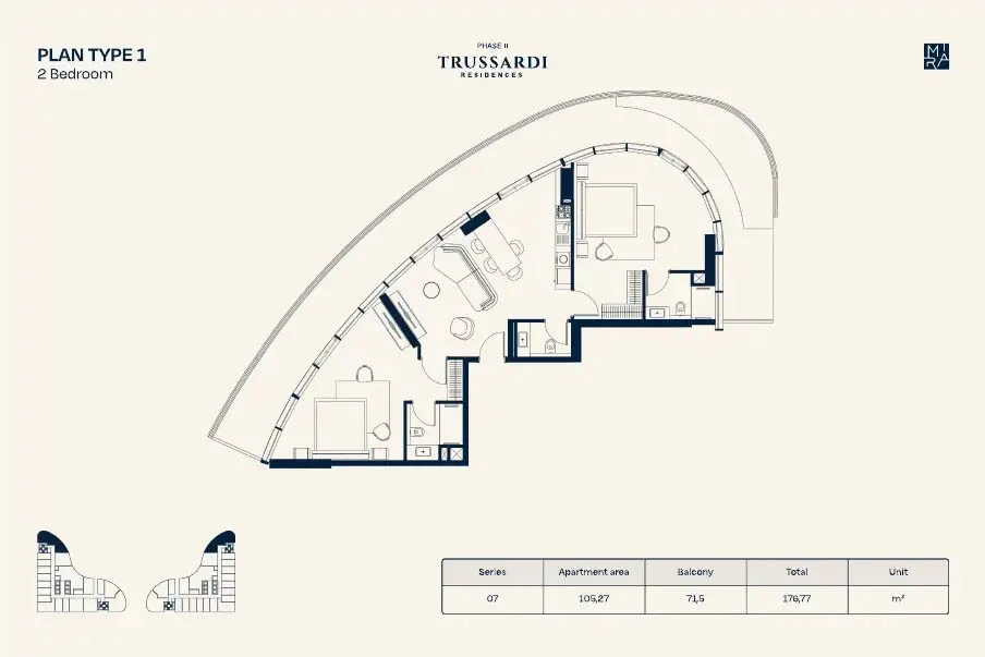 2 Bedroom